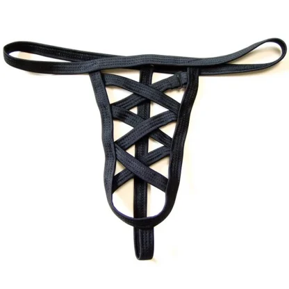 Strappy Solid Color G-strings - Image 5