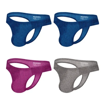Men's Comfy Plain Color Thongs - Image 6