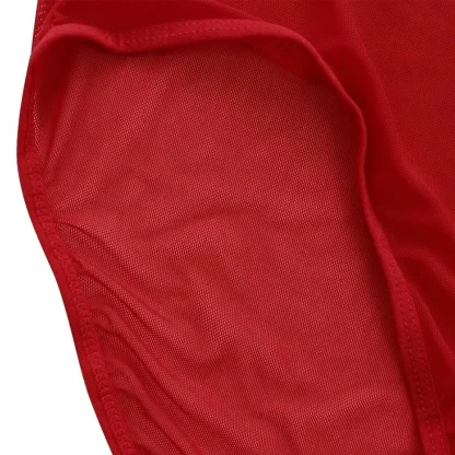 See-through Solid Gents Bodysuit - Image 6