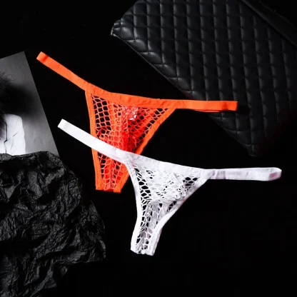 Sexy Big Hole Fishnet G-string - Image 7
