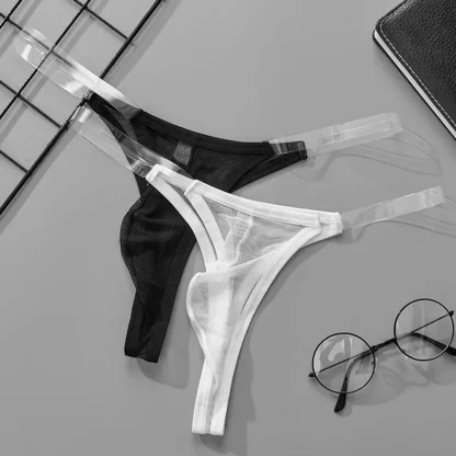 Sexy Transparent Strap G-string - Image 3