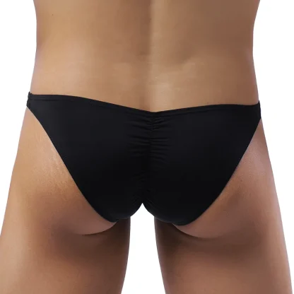Scrunch Butt Solid Color Bikini Brief - Image 3