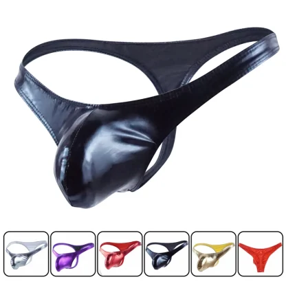 Sexy Metallic Shiny Thongs - Image 7