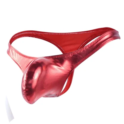 Sexy Metallic Shiny Thongs - Image 2