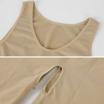 Men's Slimming Crotchless Bodysuit - Image 14