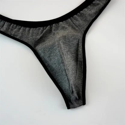 Simple Big Bulge Pouch Thong - Image 4