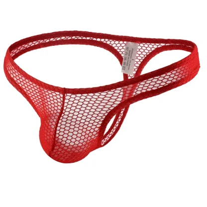 Sexy Breathable Fishnet Thong - Image 8