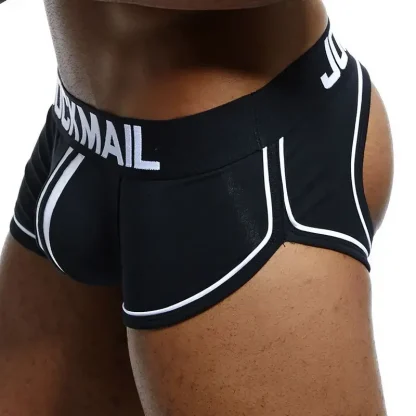 Open Butt Striped Boxer Brief - Image 2