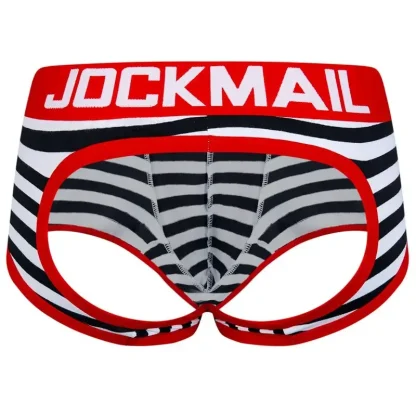 Open Butt Striped Boxer Brief - Image 10