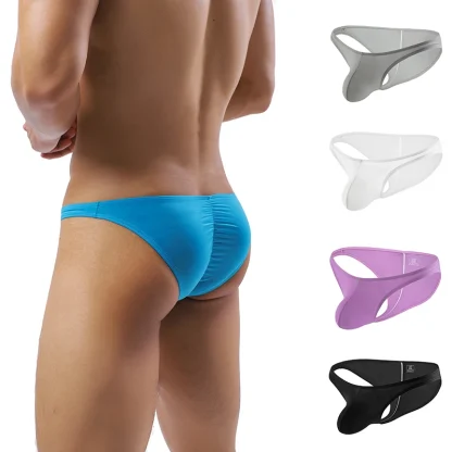 Scrunch Butt Solid Color Bikini Brief - Image 13