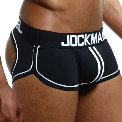 Open Butt Striped Boxer Brief - Image 3