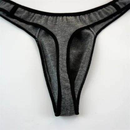 Simple Big Bulge Pouch Thong - Image 5