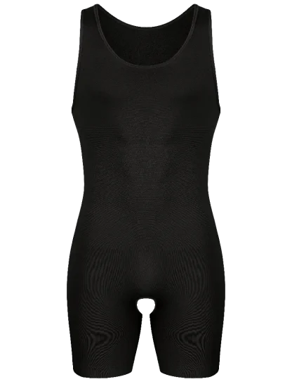 Men's Slimming Crotchless Bodysuit - Image 5