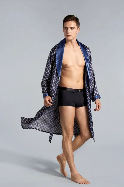 Luxury Print Shiny Robes - Image 6