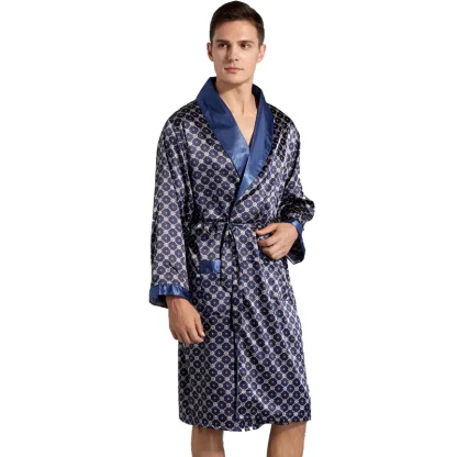 Luxury Print Shiny Robes - Image 8