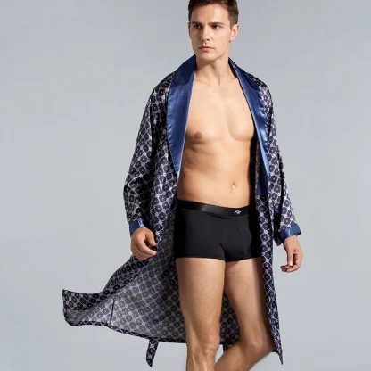 Luxury Print Shiny Robes - Image 3