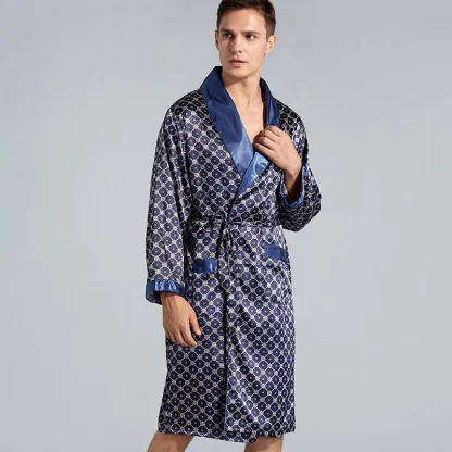 Luxury Print Shiny Robes