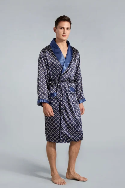 Luxury Print Shiny Robes - Image 7