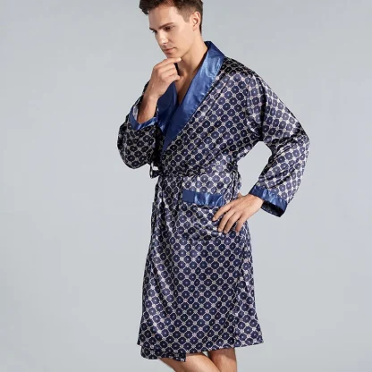 Luxury Print Shiny Robes - Image 5