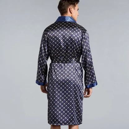 Luxury Print Shiny Robes - Image 4