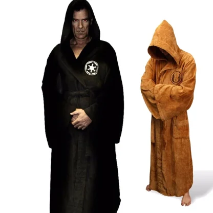 Hooded Cozy Waist Tie Robes - Image 8