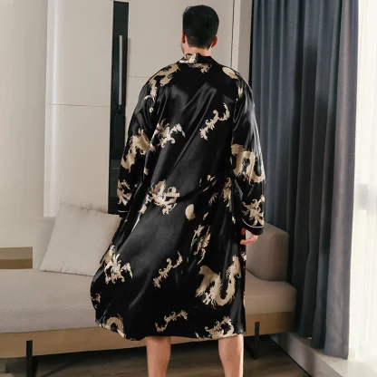 Printed Dragon Shiny Robes - Image 2