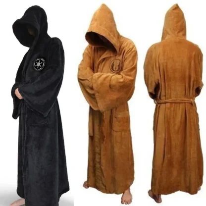 Hooded Cozy Waist Tie Robes - Image 9