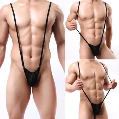Mankini V-Shaped Adjustable Bodysuit - Image 2