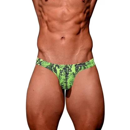 Leopard Patterned Seamless Thong - Image 6