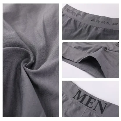Solid Comfy Casual Boxer Briefs - Image 4