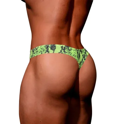 Leopard Patterned Seamless Thong - Image 7