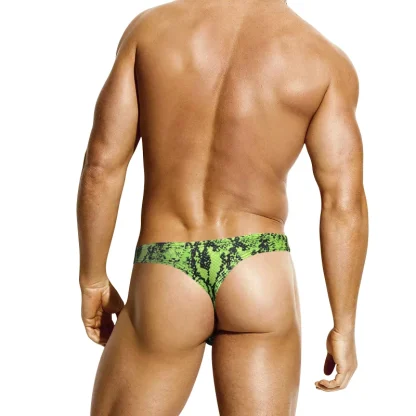 Leopard Patterned Seamless Thong - Image 8