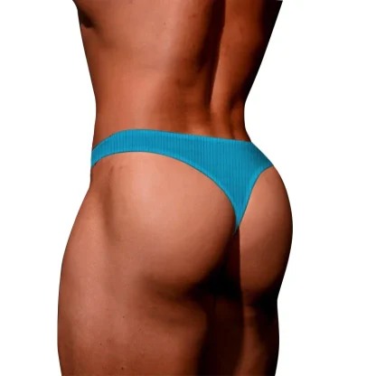 Leopard Patterned Seamless Thong - Image 4