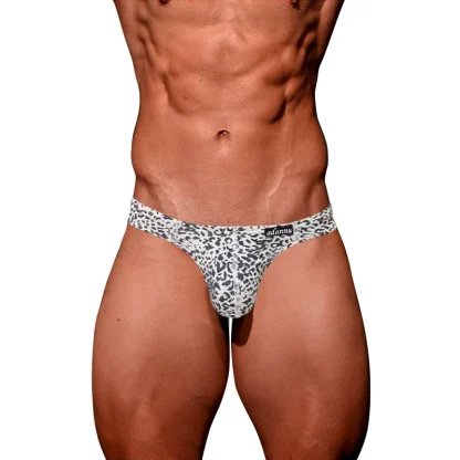 Leopard Patterned Seamless Thong - Image 12