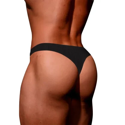 Leopard Patterned Seamless Thong - Image 3